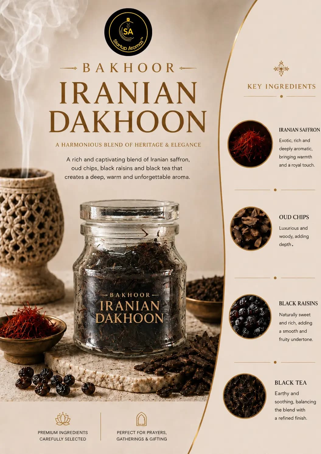 Bakhoor Iranian Dakhoon - 50gms image