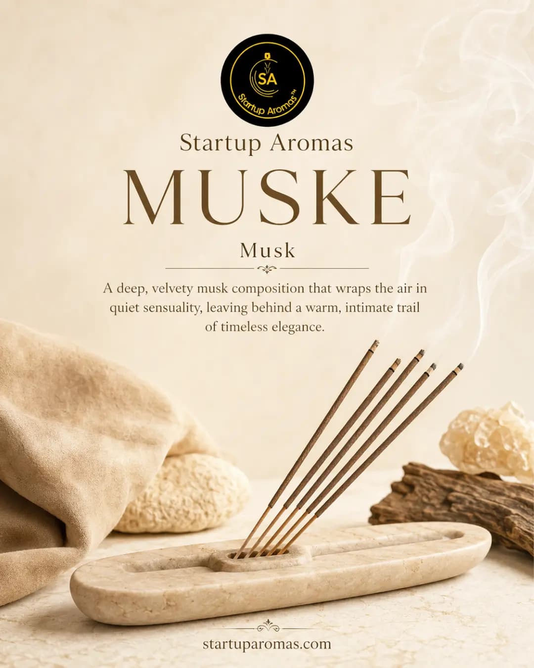 Muske - Agarbatti - 20 Sticks / Pkt