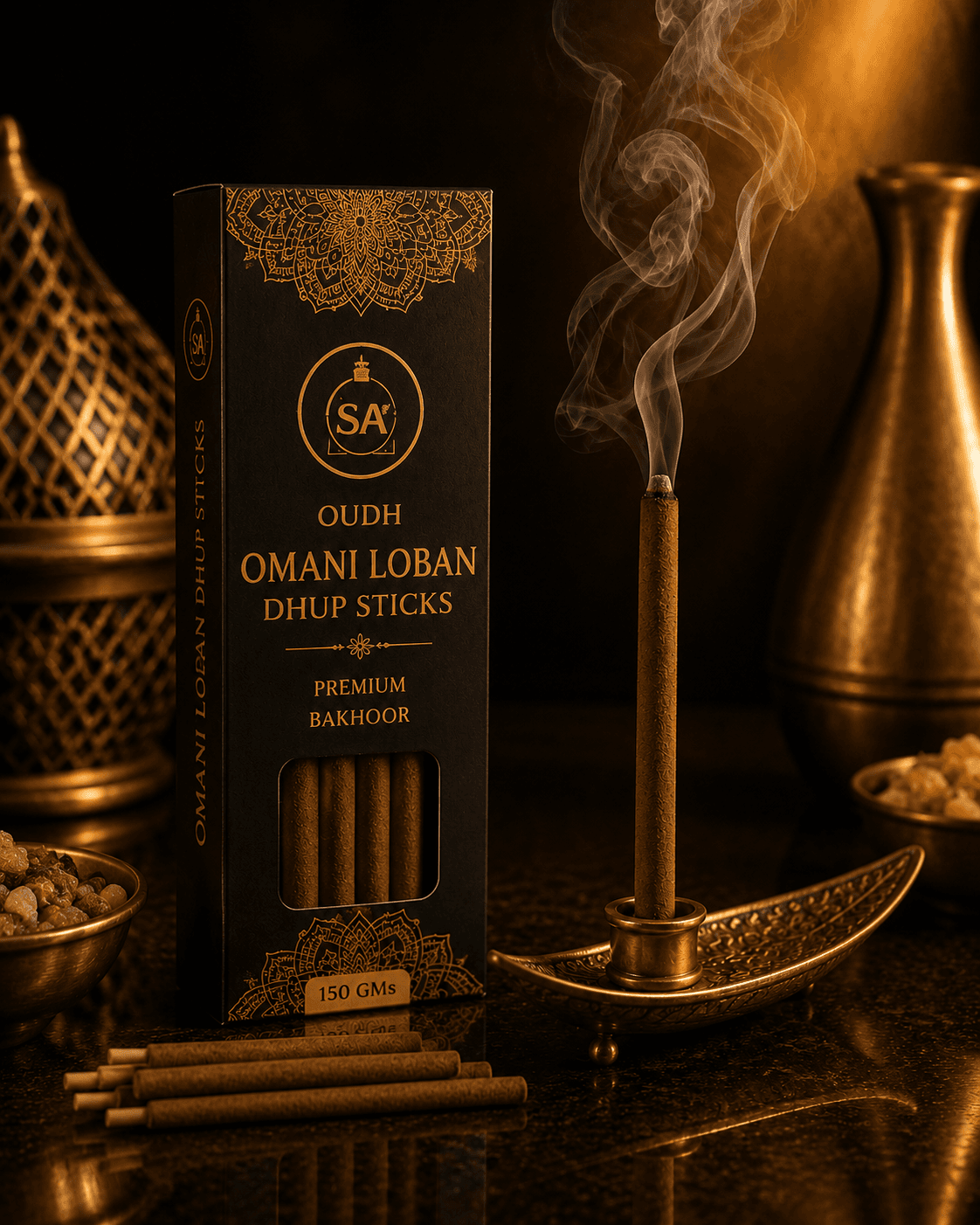 Omani Loban Dhup Sticks - 150 GMs image