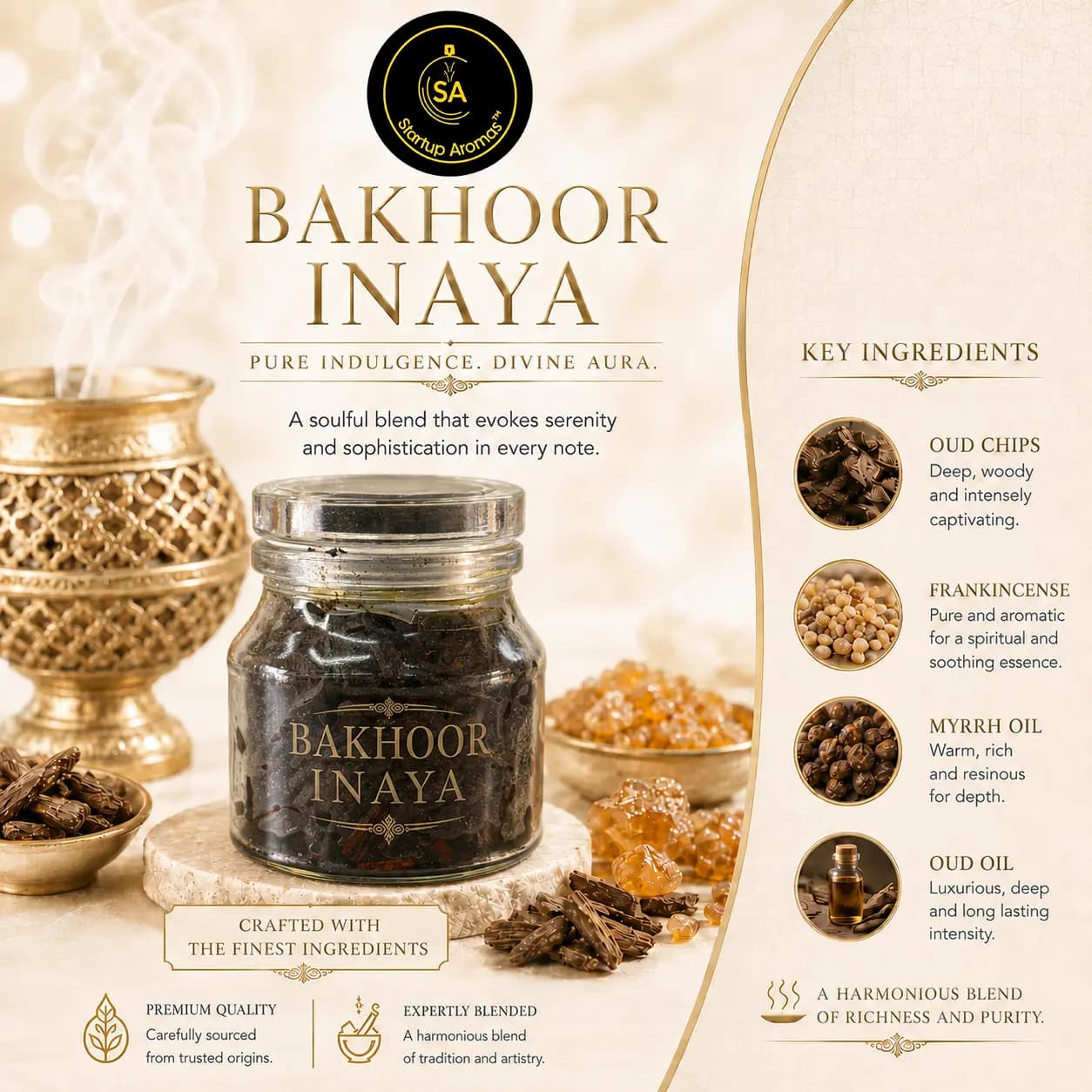 Bakhoor Inaaya - 50gms image